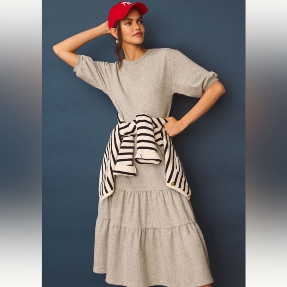 Daily Practice by Anthropologie Tiered Lounge Dress